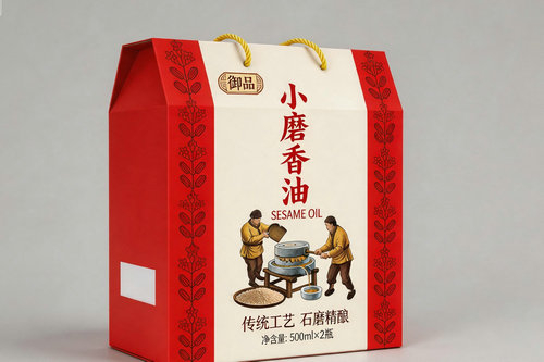 新鄉香油包裝箱適合用哪種材質,香油定做香油禮品箱